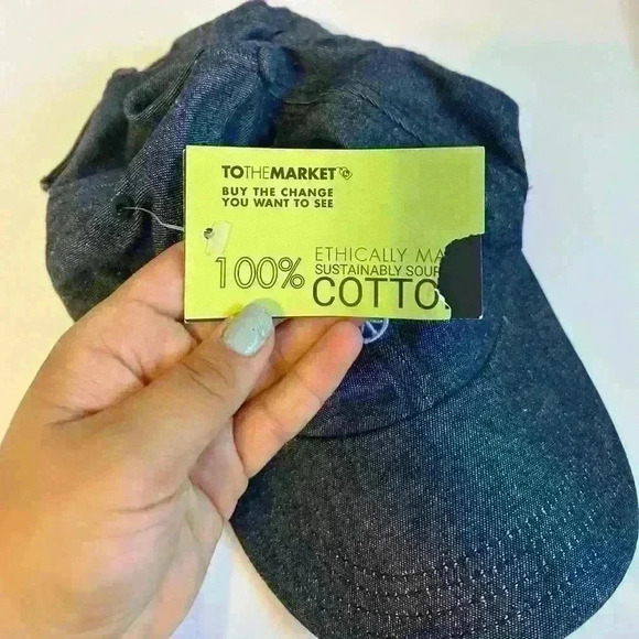 Nordstrom To the Markets Peace, Love, and Denim Embroidered Baseball Cap - Picture 5 of 6